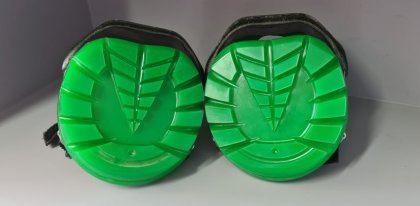 1 Paar Renegade Viper grün B 115 x L 125 - Fehler bei der Größenbeschriftung / mit Renegade Classic Ballenhalter