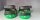 1 Paar Renegade Viper grün B 115 x L 125 - Fehler bei der Größenbeschriftung / mit Renegade Classic Ballenhalter - leicht gebraucht